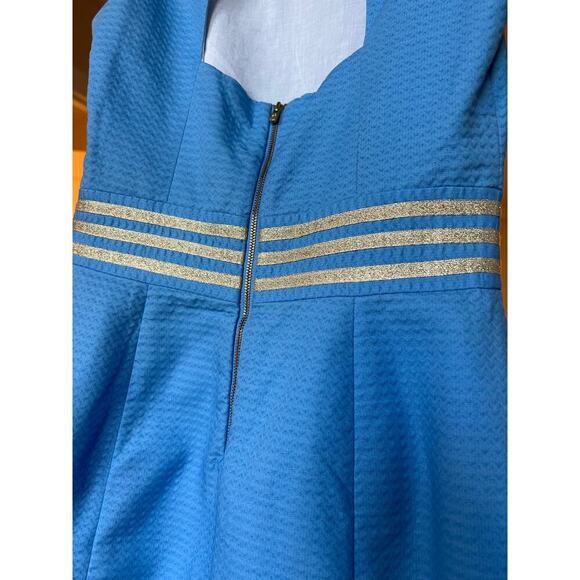 Lilly Pulitzer Blue Dress Nautical - Picture 3 of 6